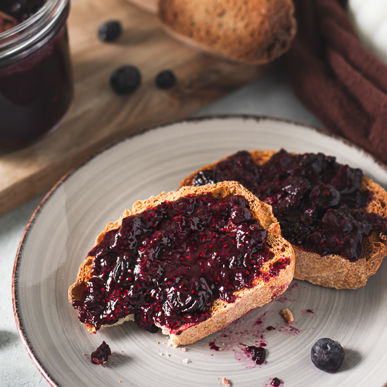 Blueberry Chia Seed Jam