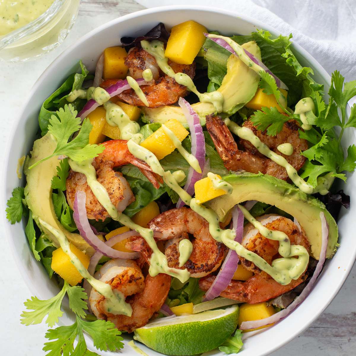 Mango Shrimp Salad