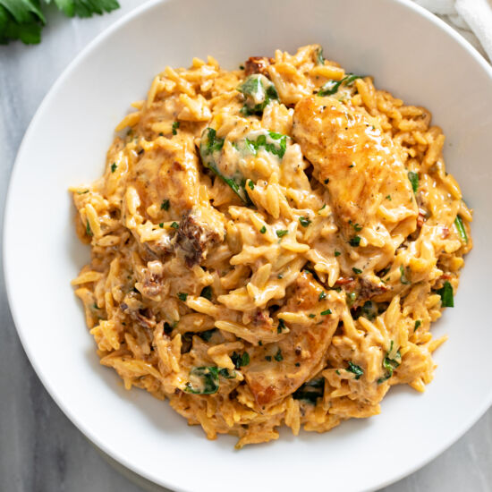 Marry Me Chicken Orzo