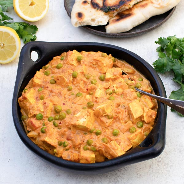 Matar Paneer with Tofu
