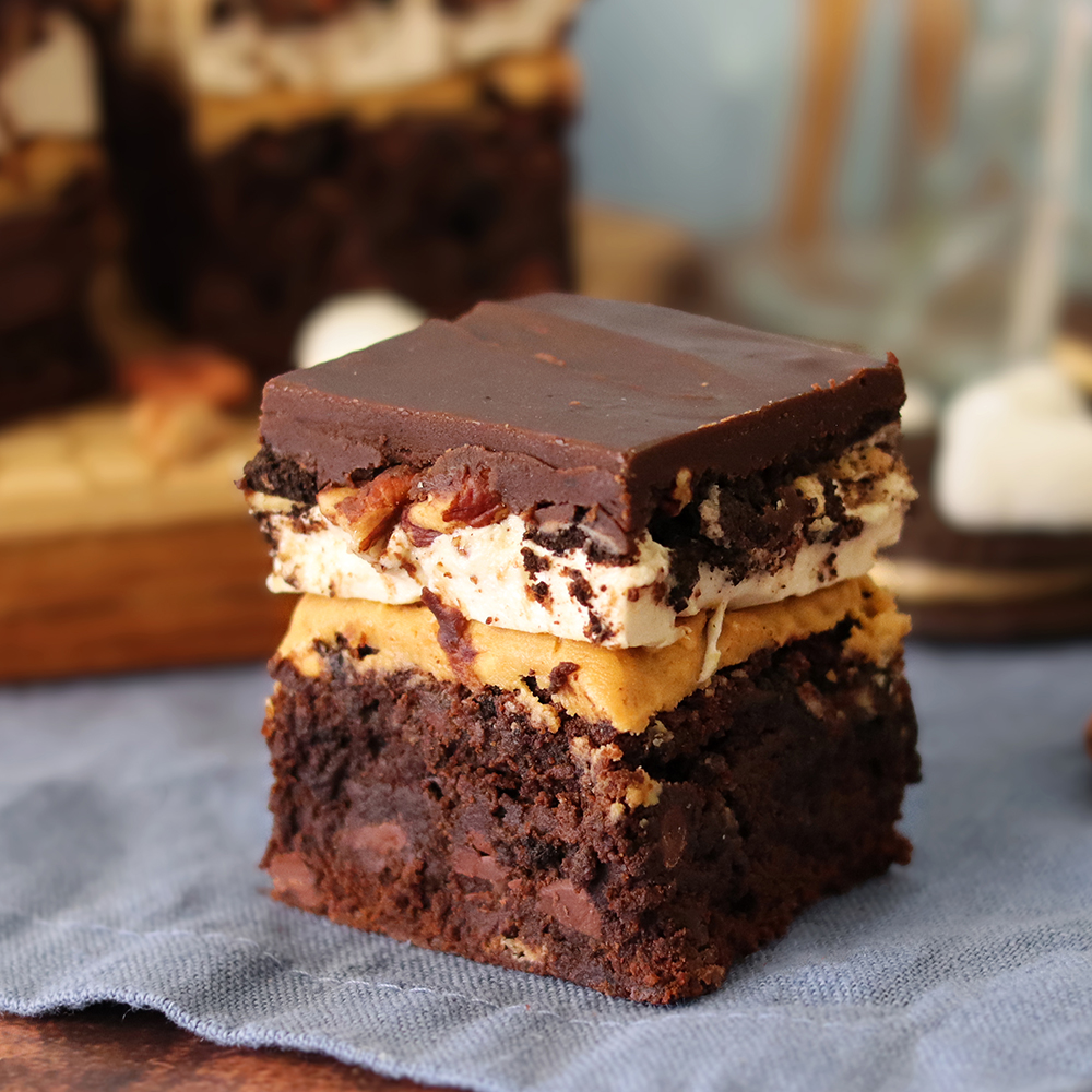 PB Mississippi Mudpie Brownies