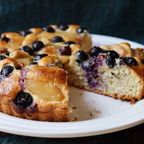 Pear and Blueberry Cake