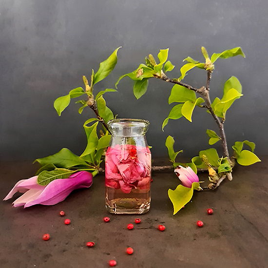 Pickled Magnolia Petals