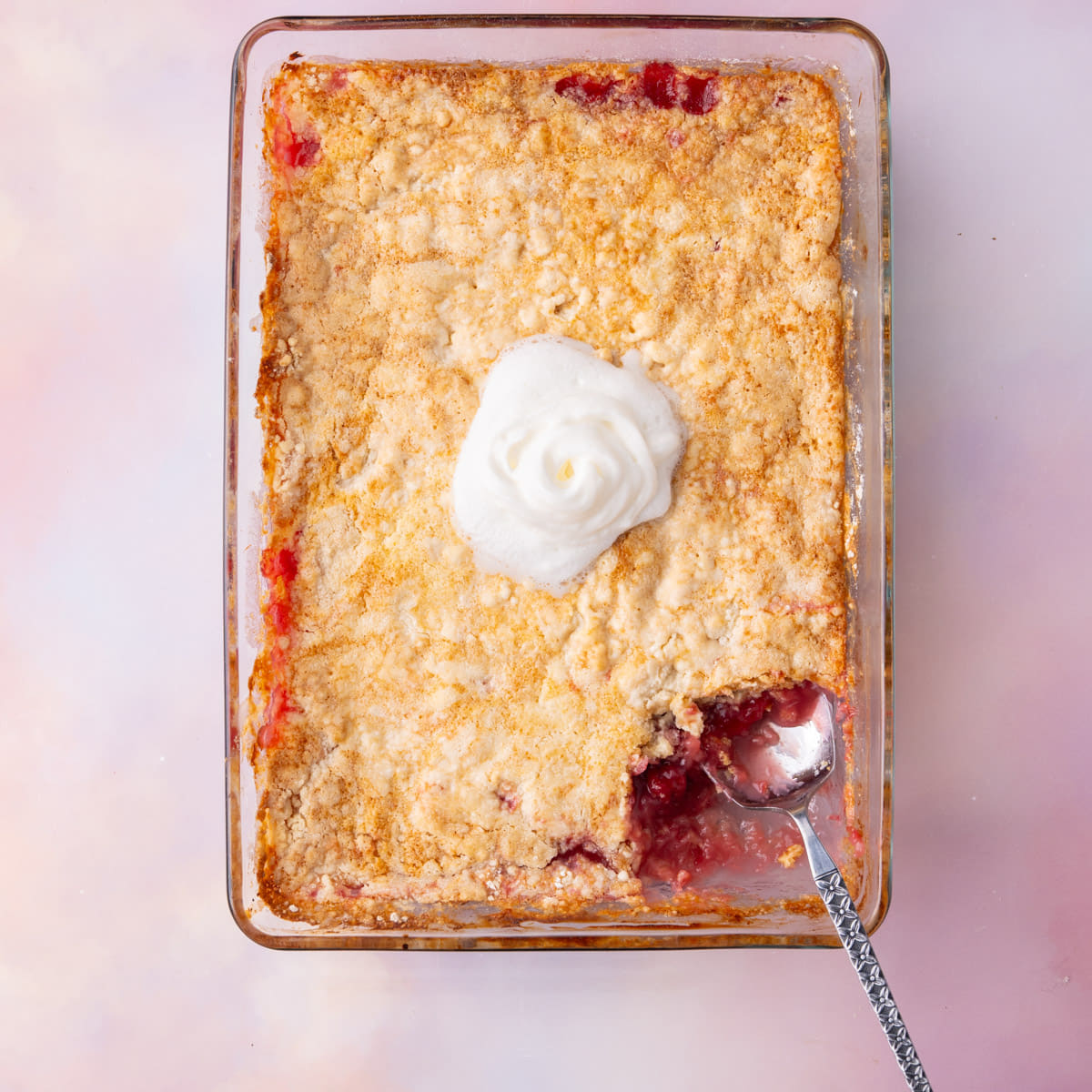 Pineapple Cherry Dump & Bake Cake