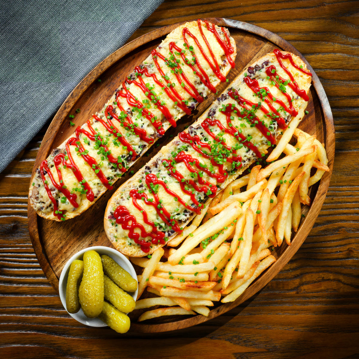 Polish Zapiekanka Open Sandwich