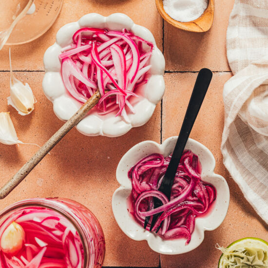 Quick Pickled Red Onions