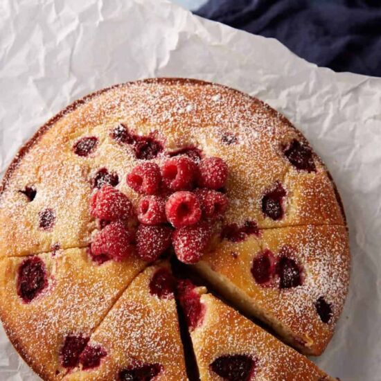 Raspberry Ricotta Cake