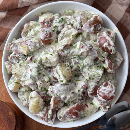 Skin-On Red Potato Salad