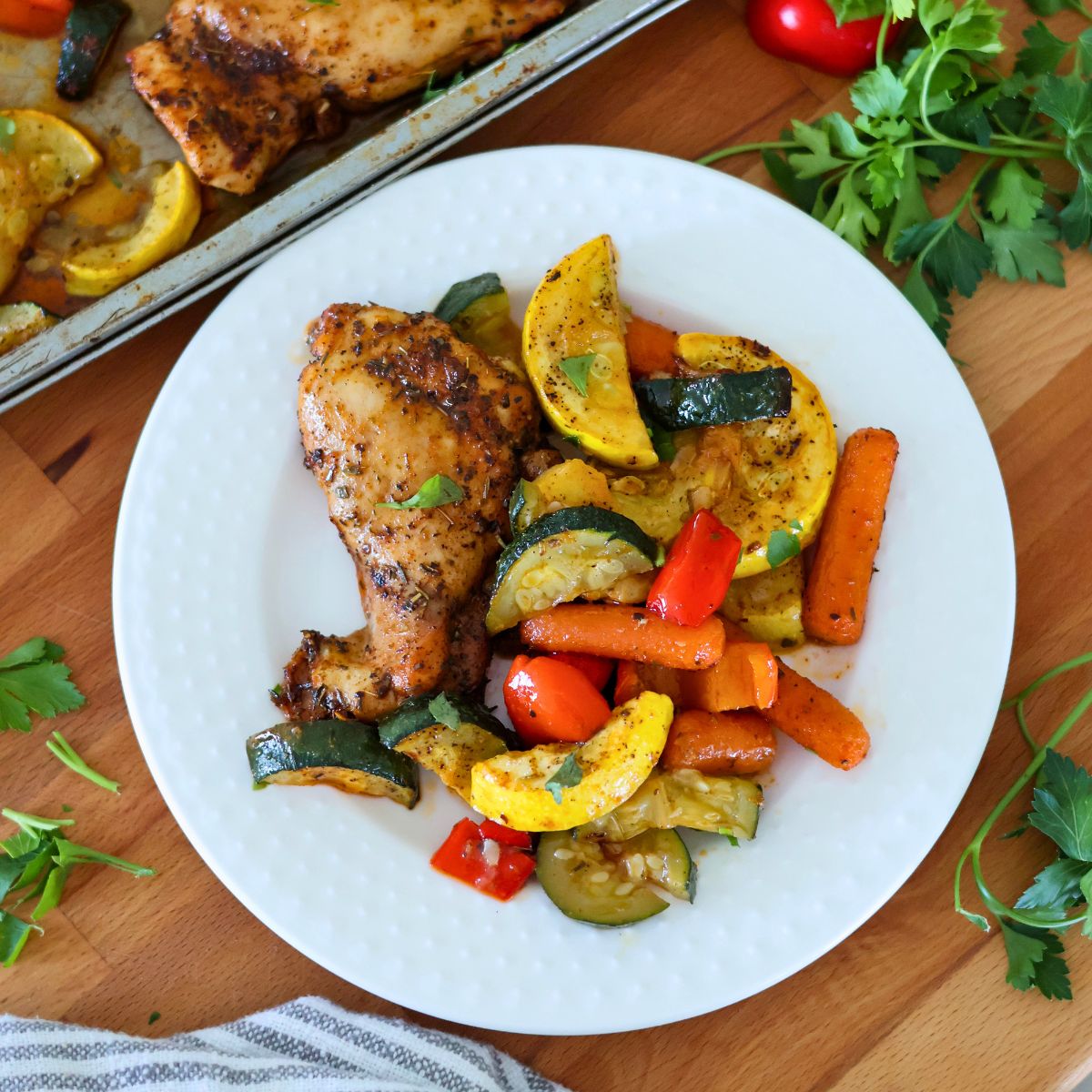 Sheet Pan Chicken and Vegetables
