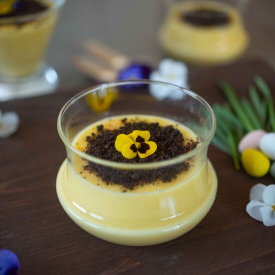 Spring Orange Custard