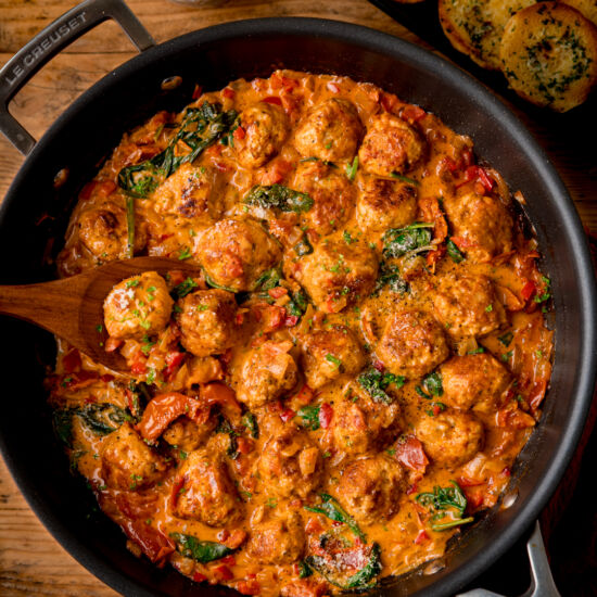 Tuscan Chicken Meatballs