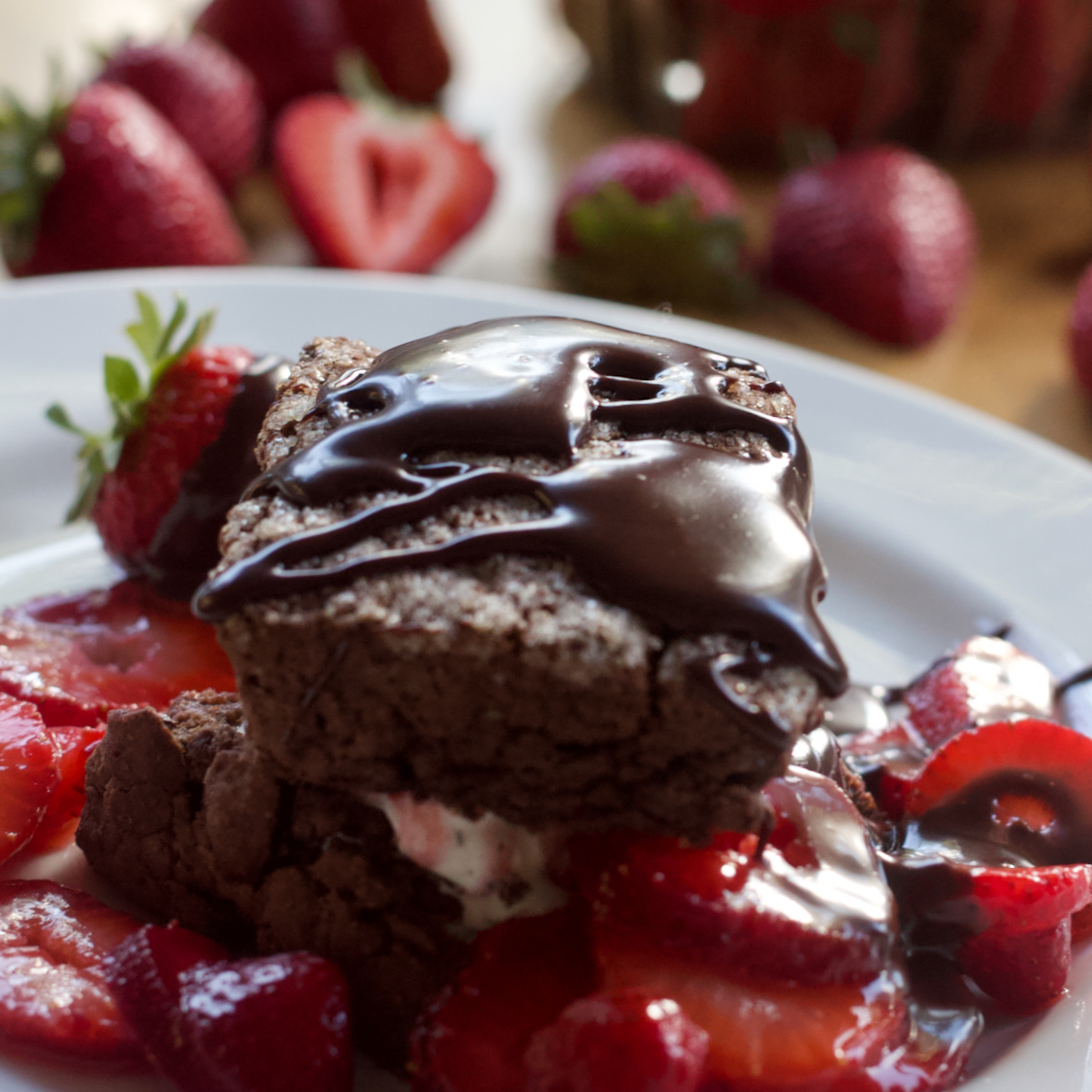 Chocolate Strawberry Shortcake