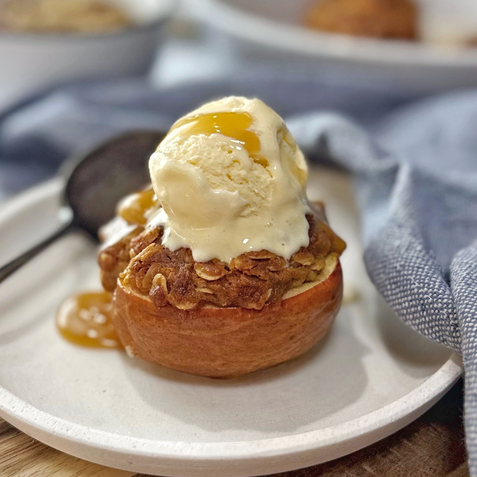 Baked Apples With Oats