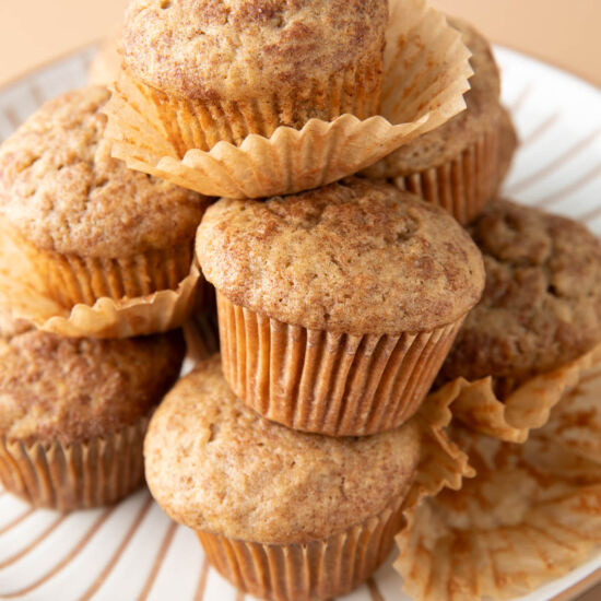 Banana Applesauce Muffins