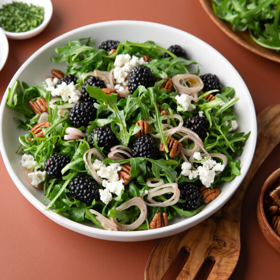 Blackberry Arugula Salad