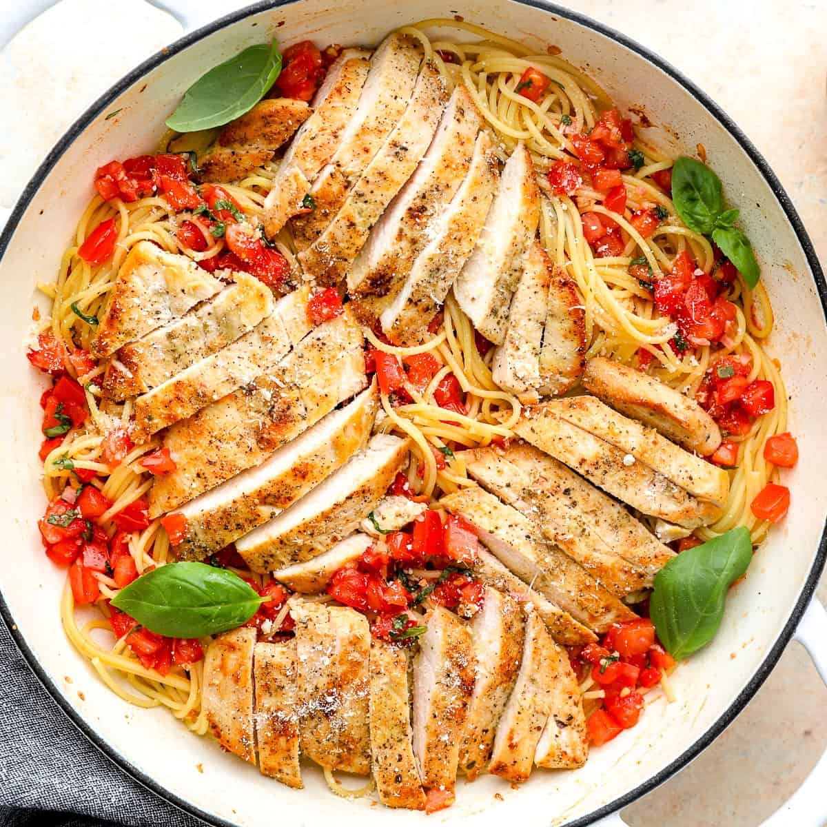 Bruschetta Chicken Pasta
