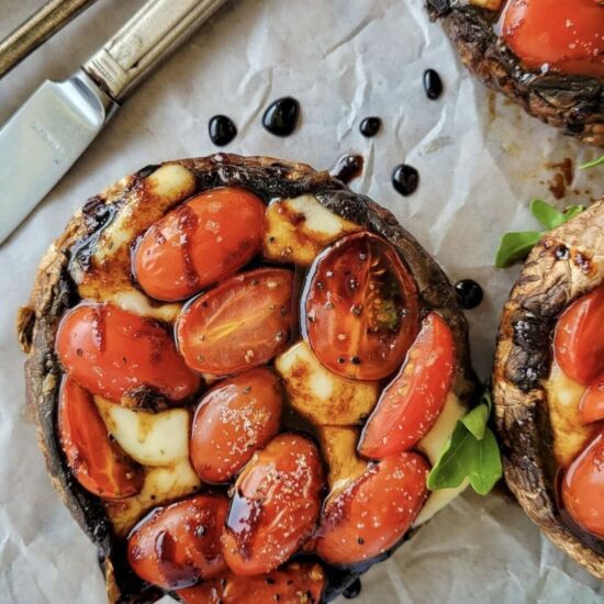 Caprese Stuffed Portobellos