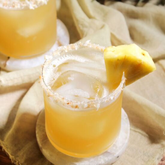 Pineapple Coconut Water Mocktail