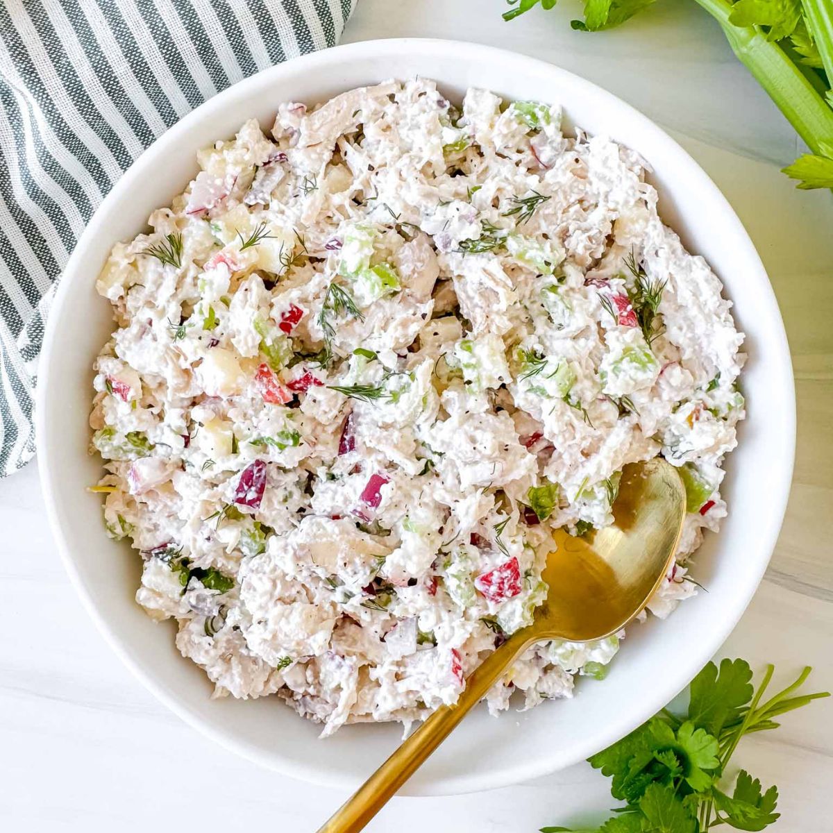 Cottage Cheese Chicken Salad