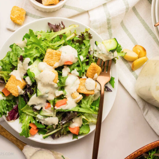 Creamy Roasted Garlic Dressing