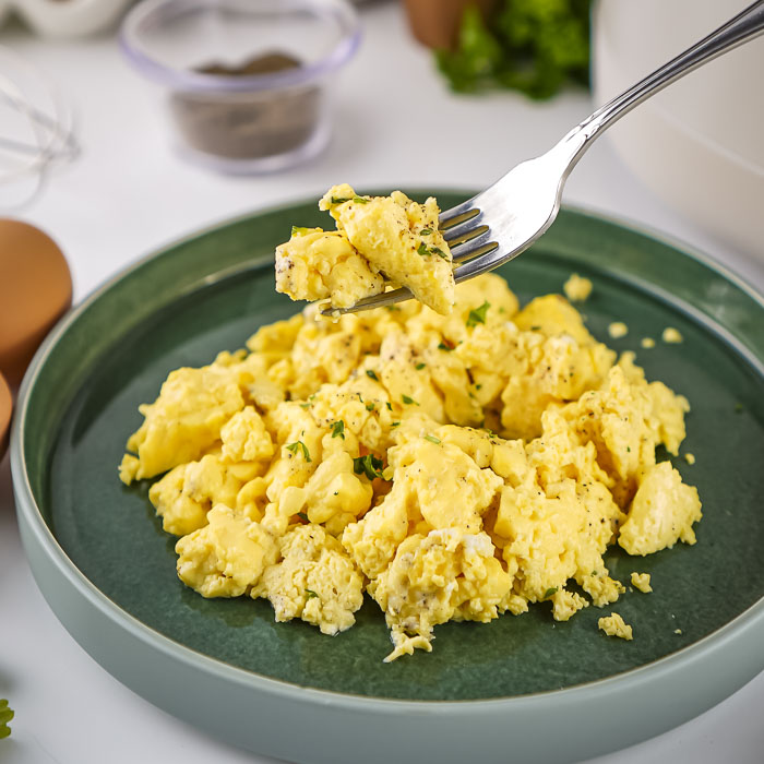 Crockpot Scrambled Eggs