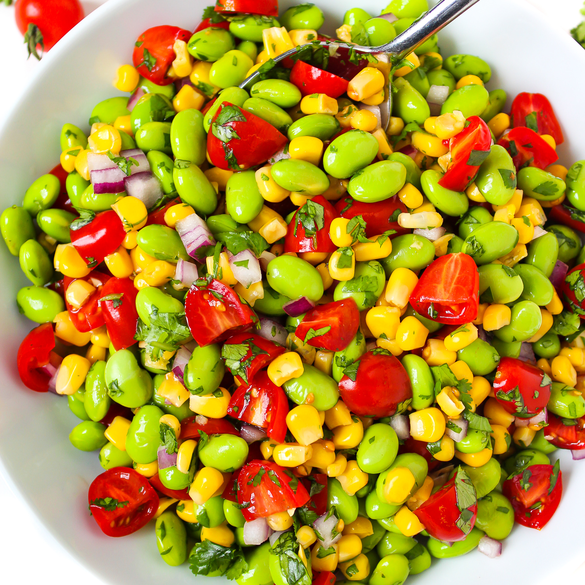 Edamame Corn Salad
