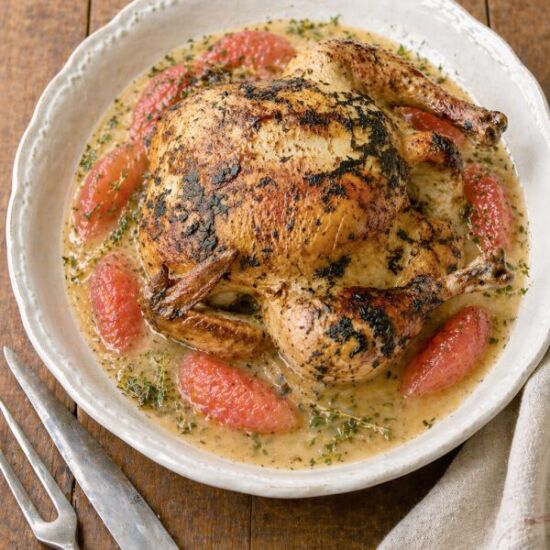 Grapefruit & Herb Roasted Chicken