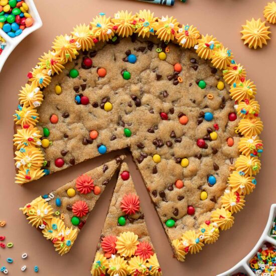 M&M Cookie Cake