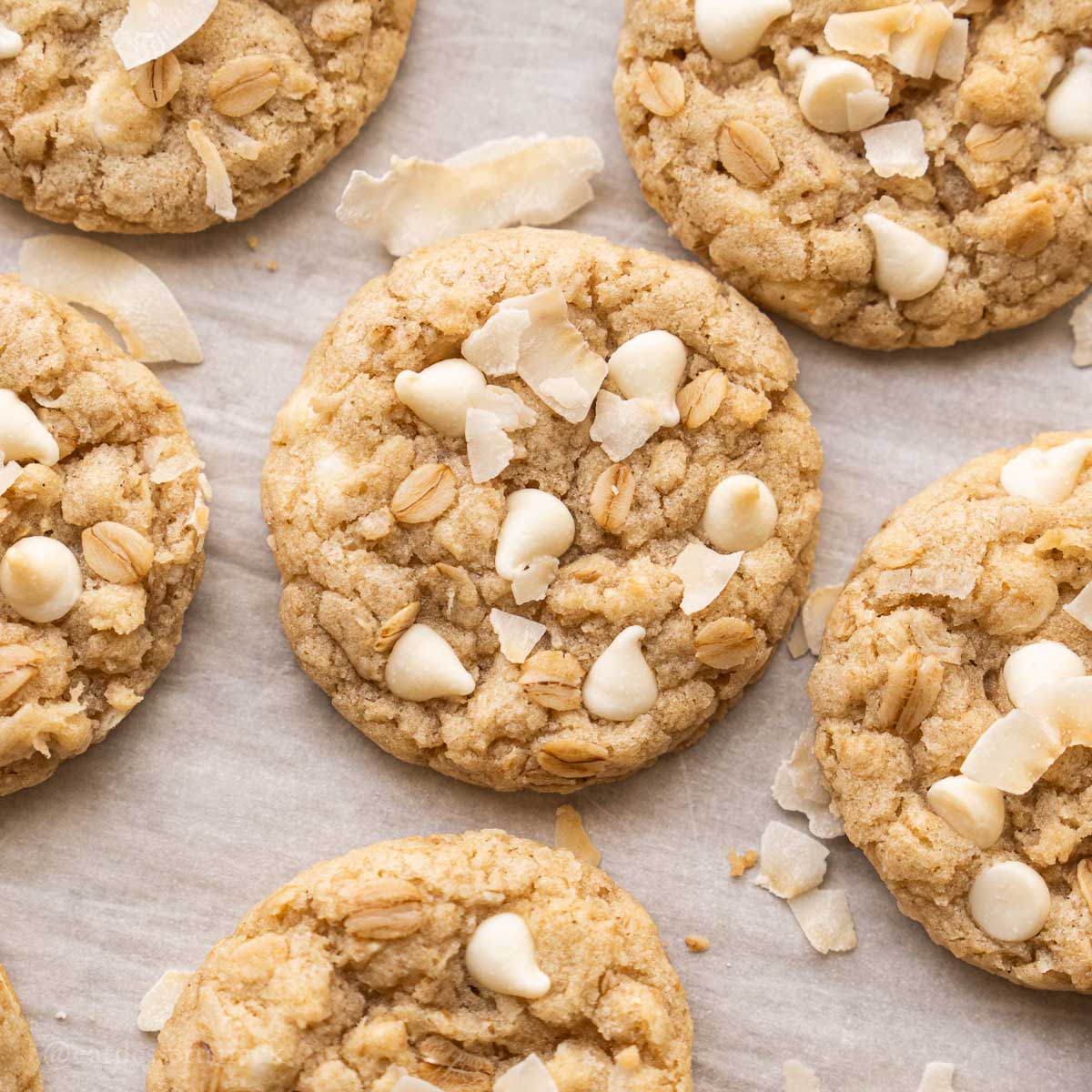 Coconut Oatmeal Cookies