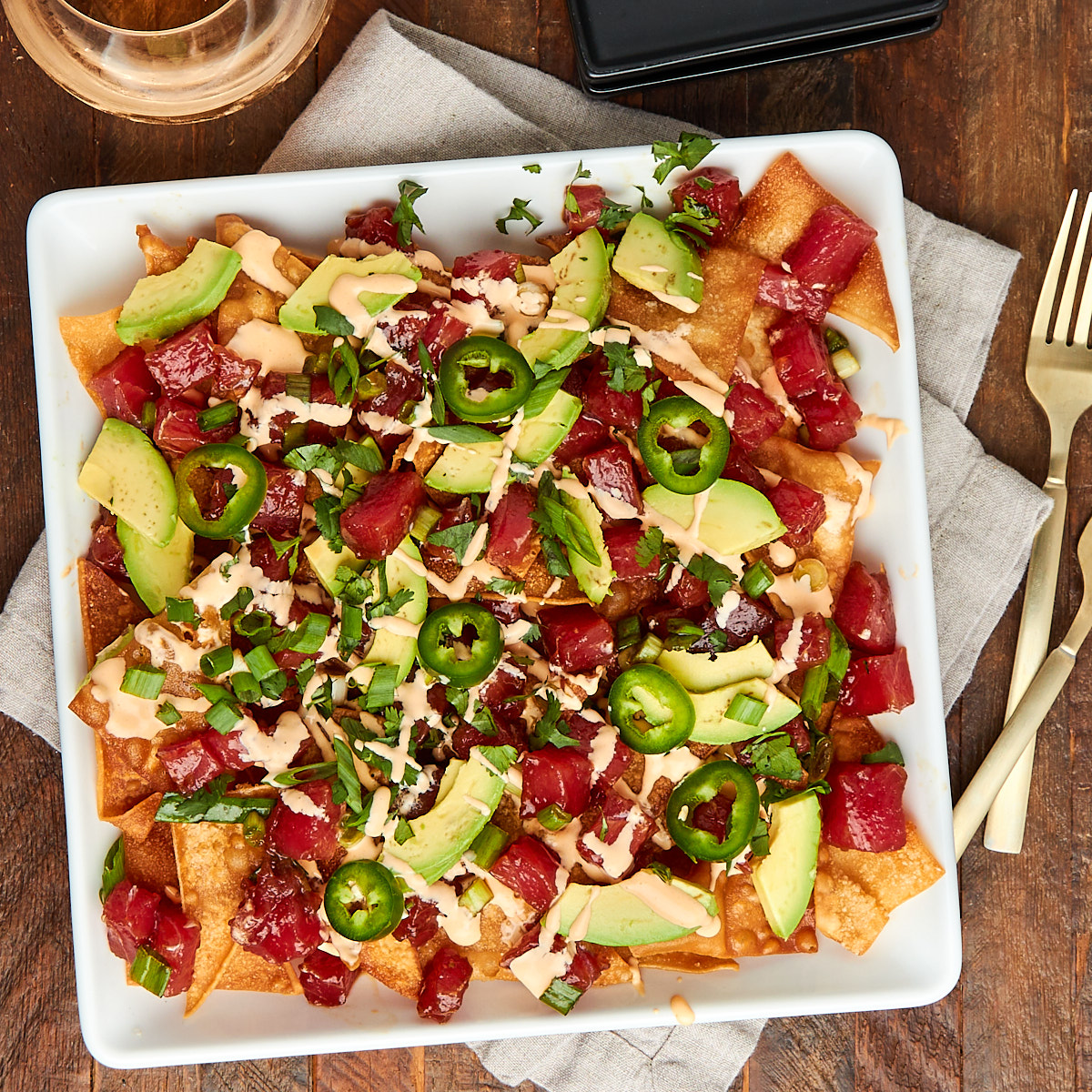Poke Nachos