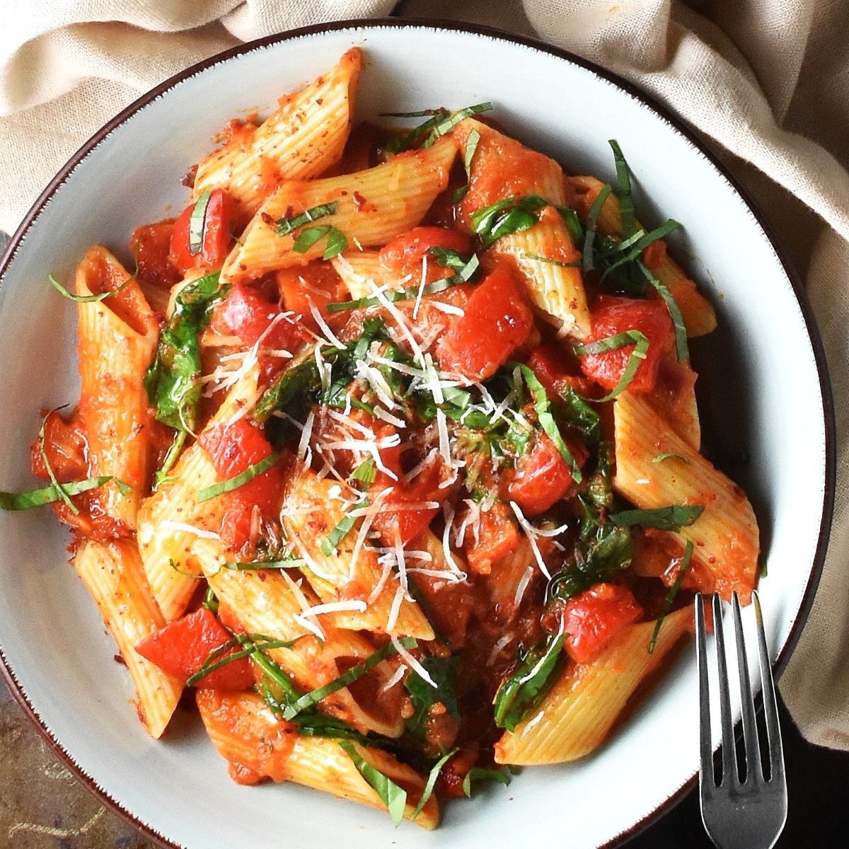 Roasted Pepper Tomato Pasta Sauce