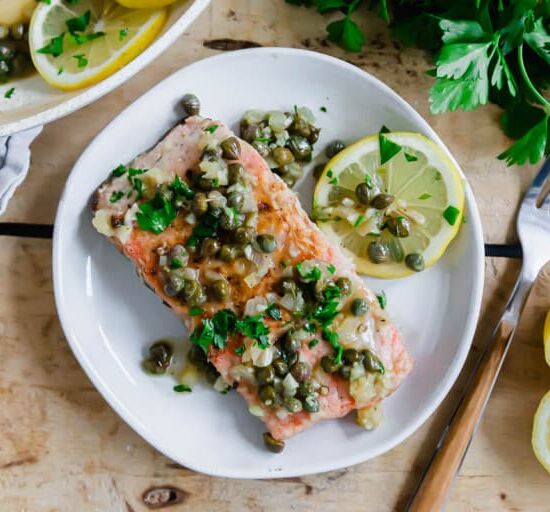 Salmon Piccata