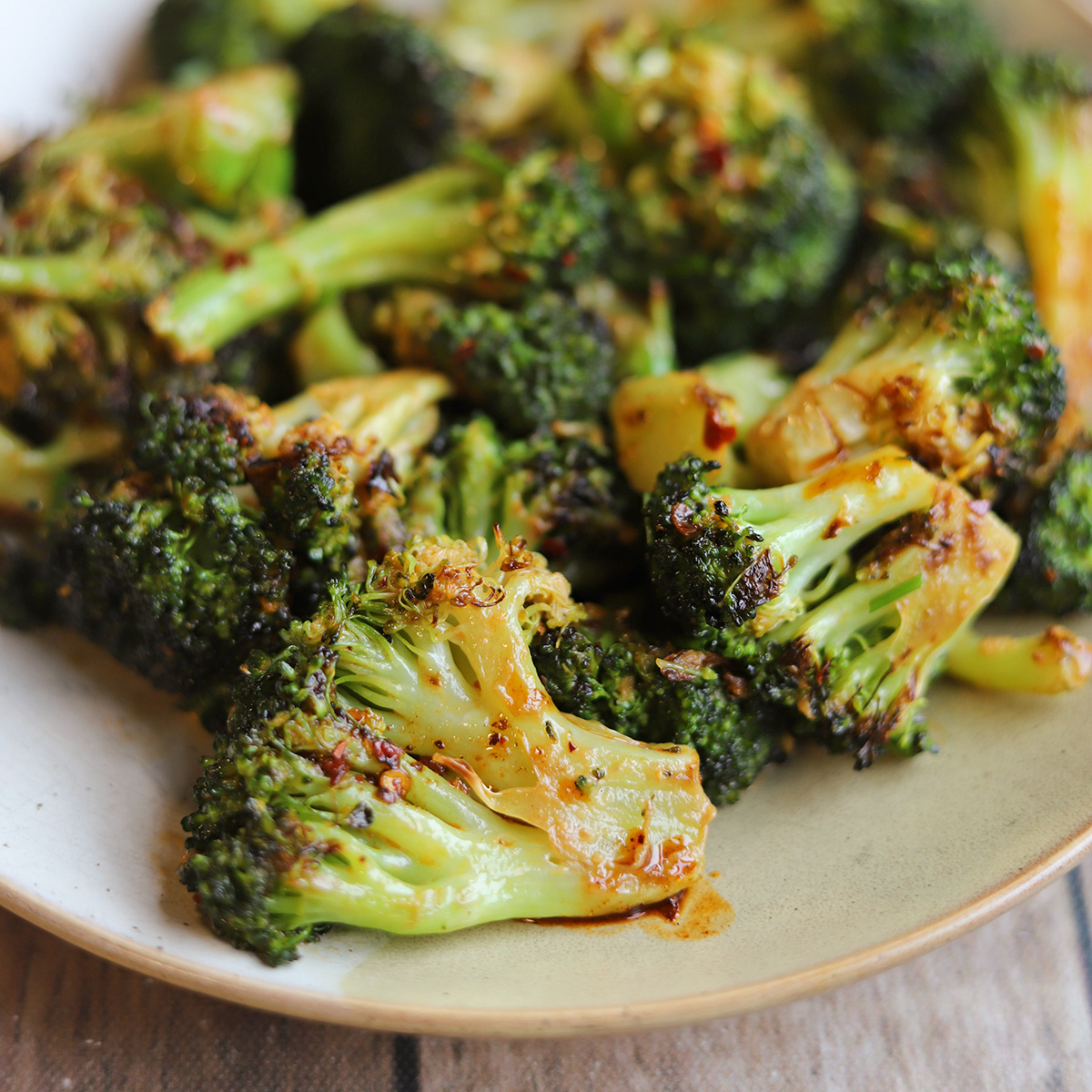 Roasted Broccoli with Chili Crisp