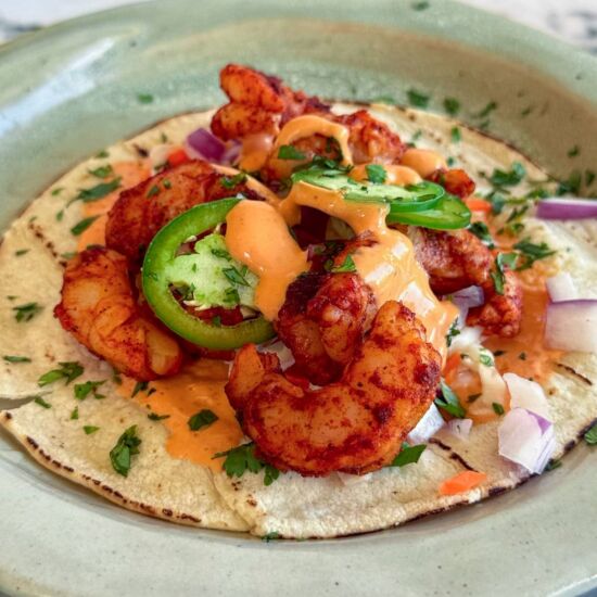 Air Fryer Shrimp Tacos