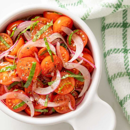 Tomato and Red Onion Salad
