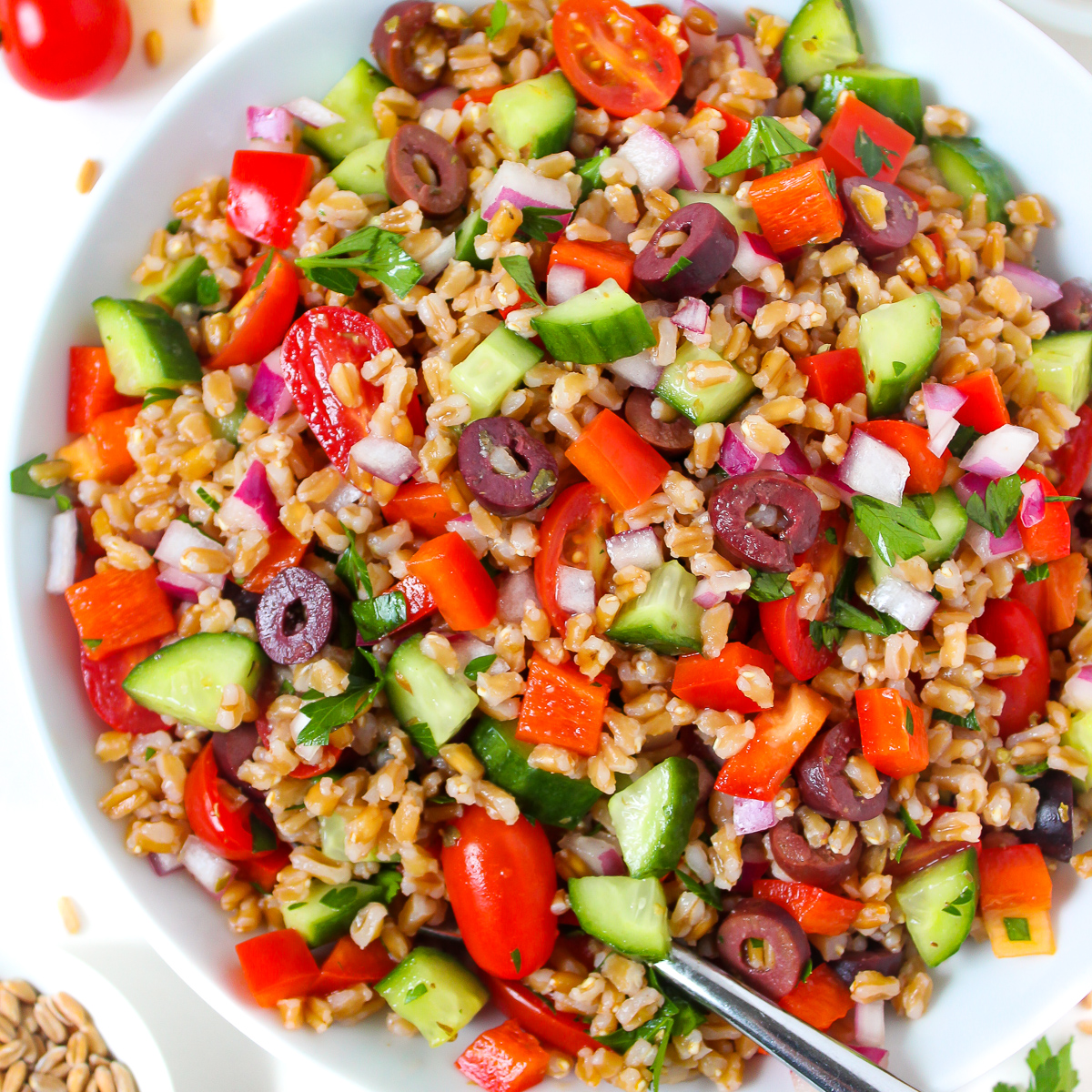 Greek Farro Salad