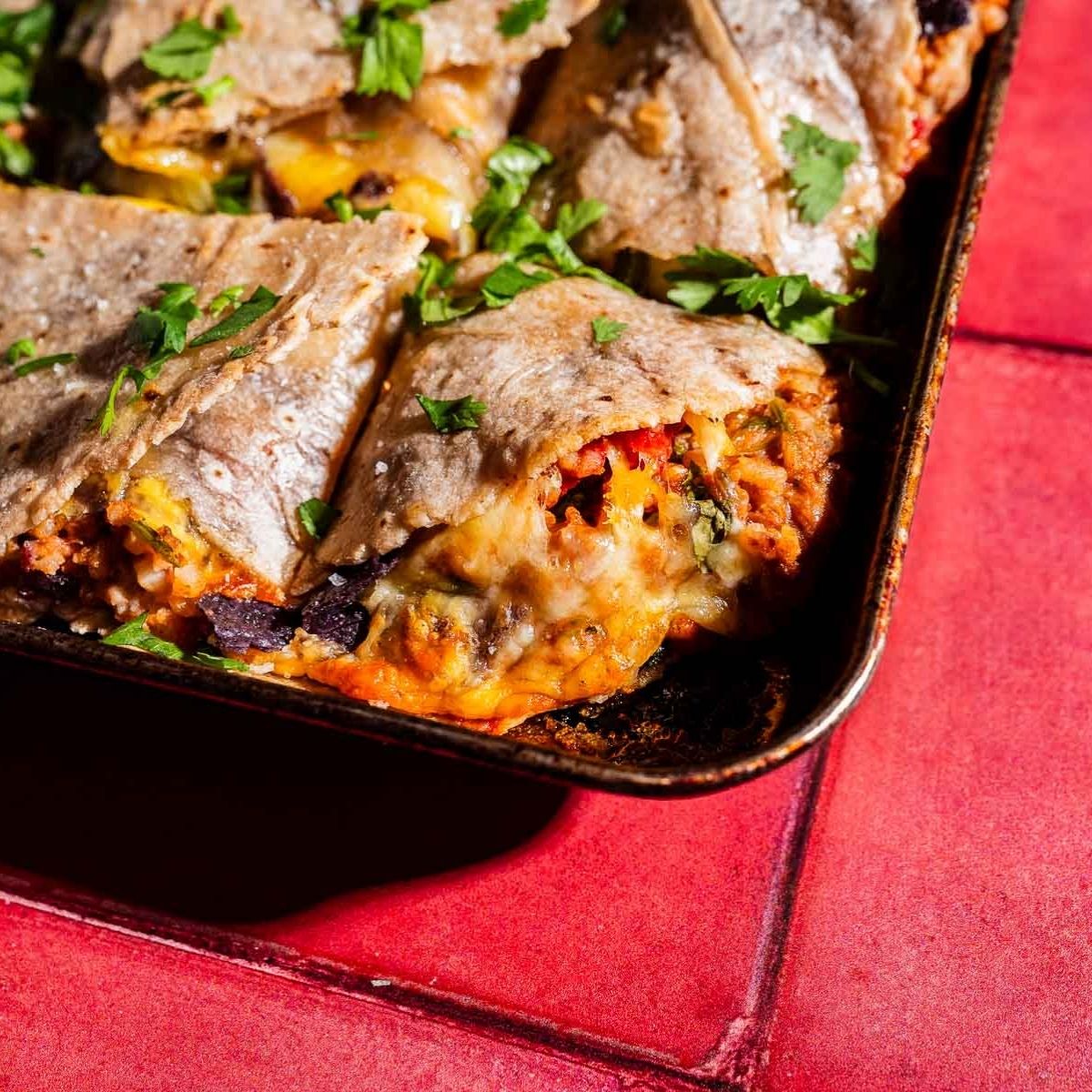 Sheet Pan Crunchwrap Quesadillas