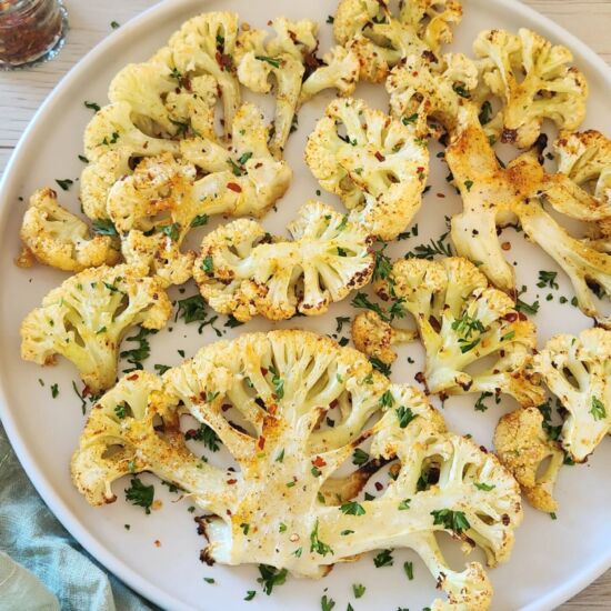 Parmesan Roasted Cauliflower