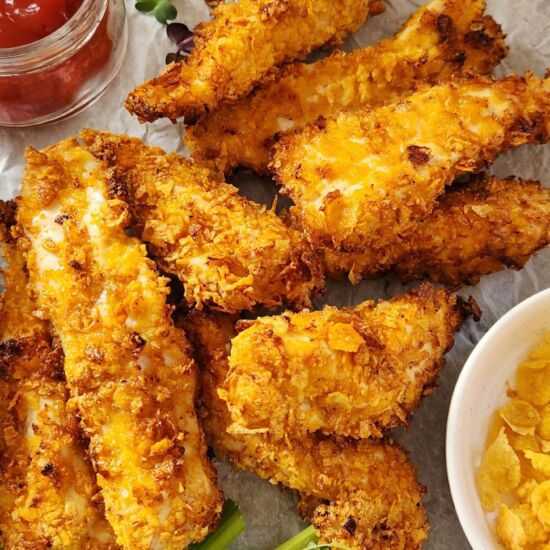 Air Fryer Cornflake Chicken Tenders