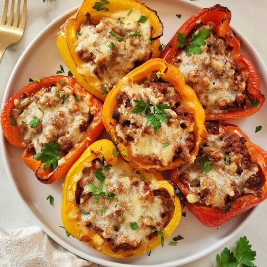 Ground Beef Stuffed Peppers