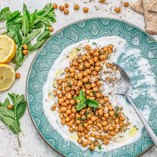 Crispy Air Fryer Chickpeas
