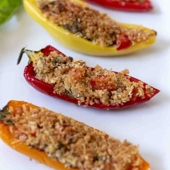 Breadcrumb & Parmesa Mini Peppers