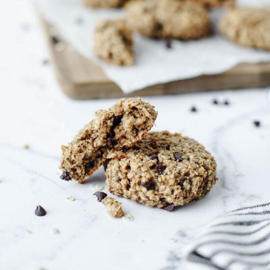 Banana Oat Breakfast Cookies