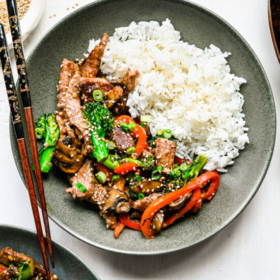 Beef with Garlic Sauce