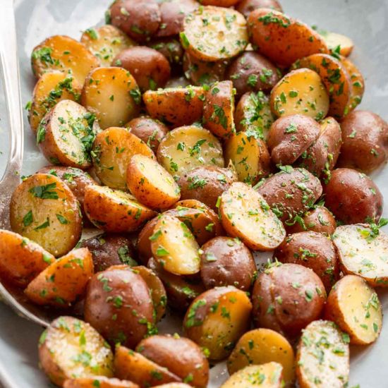 Buttered Parsley Potatoes