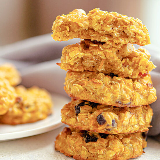Carrot Cake Oatmeal Cookies