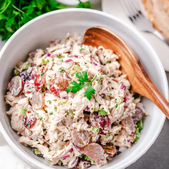 Cold Chicken Salad with Grapes