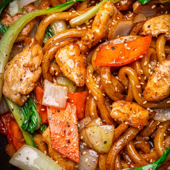 Chicken Udon Noodles