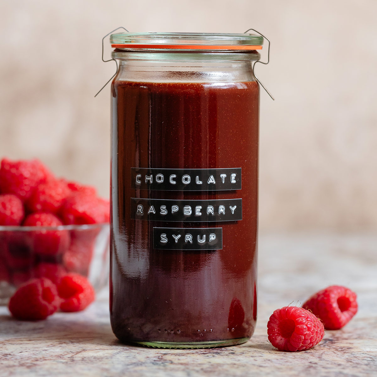 Chocolate Raspberry Syrup