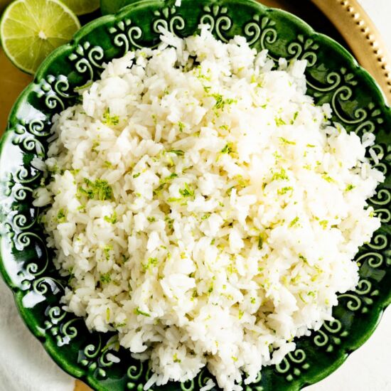 Coconut Jasmine Rice with Lime